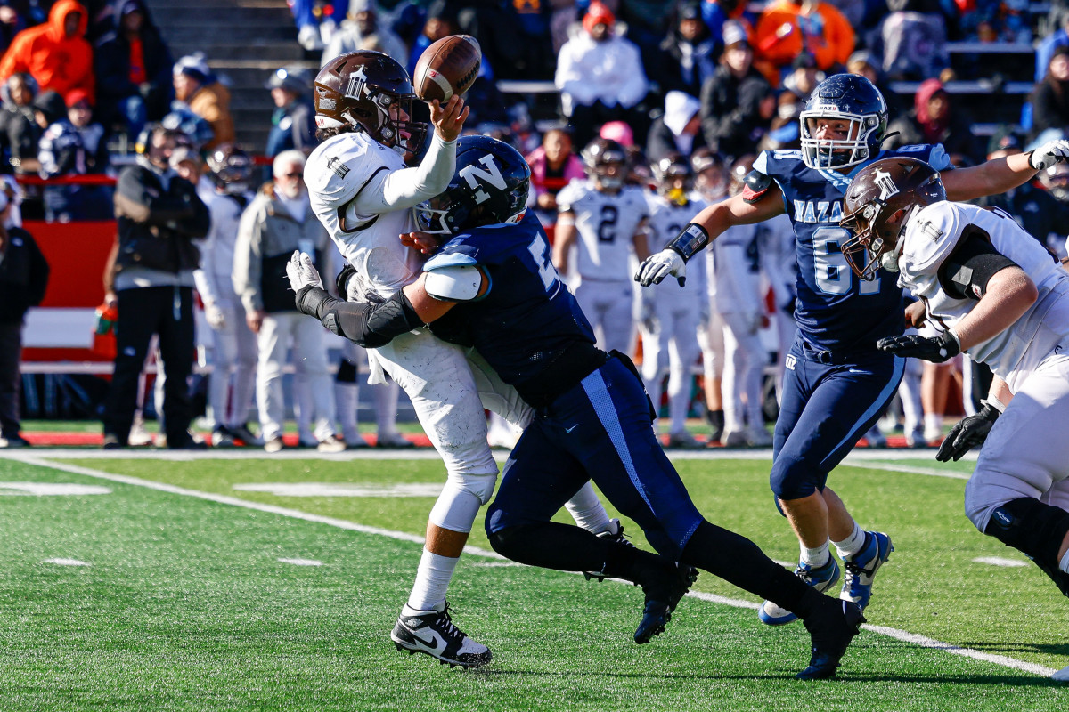 Nazareth Academy Joliet Catholic Illinois 5A football November 25 2023 Nate Latsch 24444